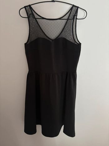 Robe noire à dentelle Etam