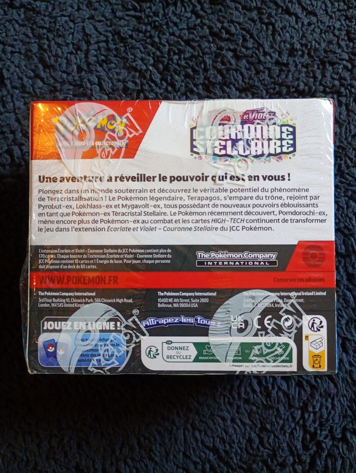 Pokémon Display Couronne Stellaire – 36 boosters FR scellée - photo numéro 3
