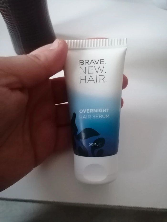 Soin de nuit capillaire. Marque brave