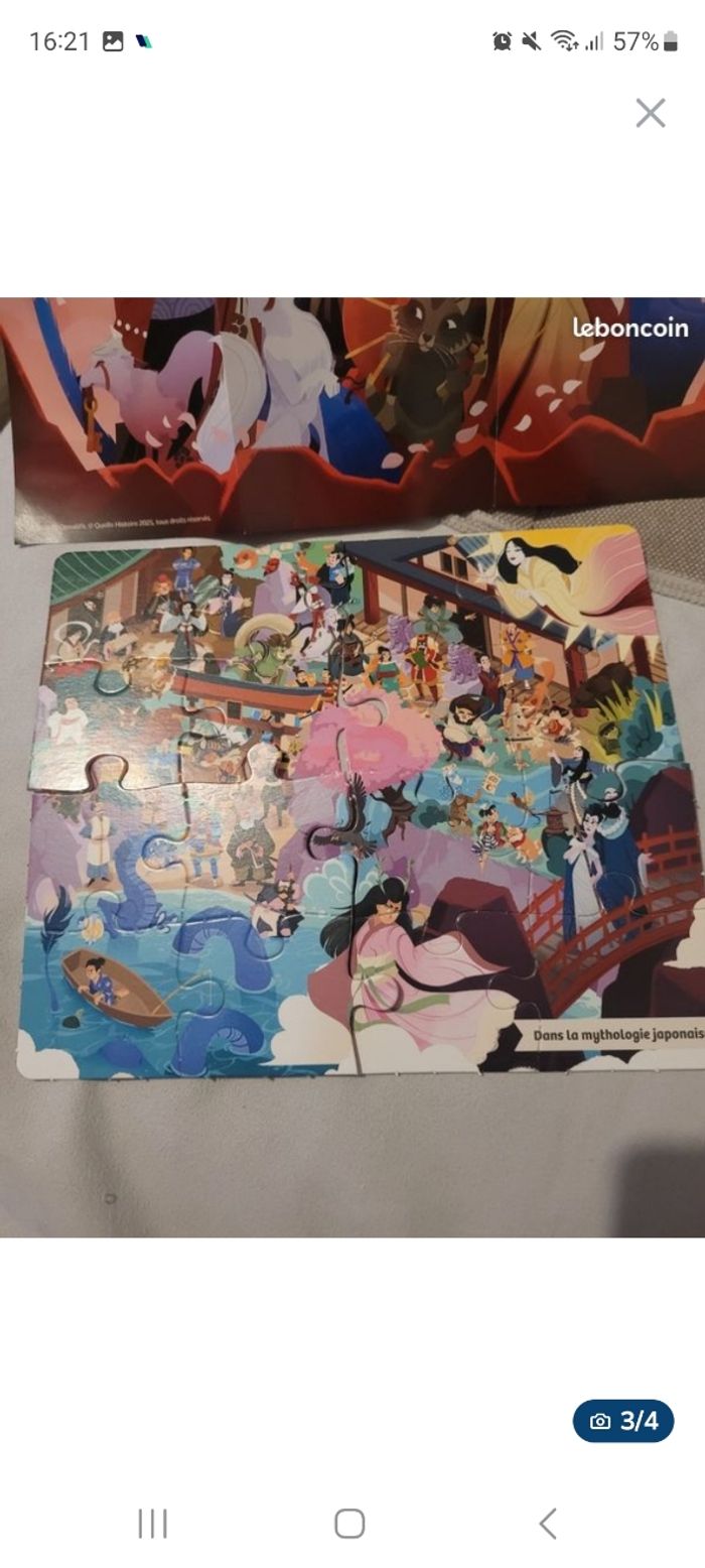 Puzzle 2en1 mythologie Japonaise - photo numéro 3