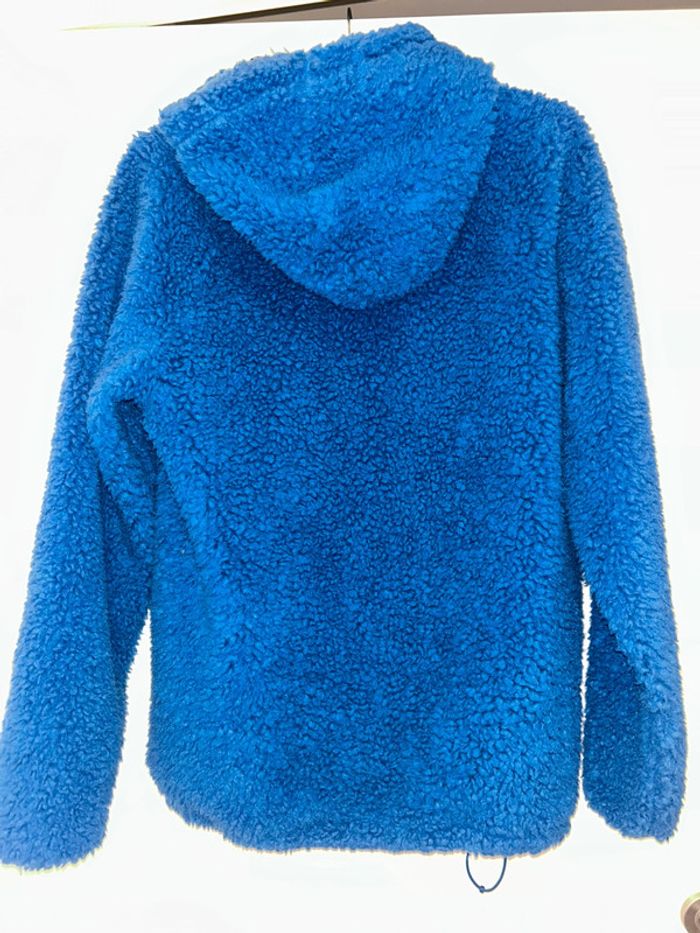 Napapijri fleece Sherpa hoodie fluffy - photo numéro 4