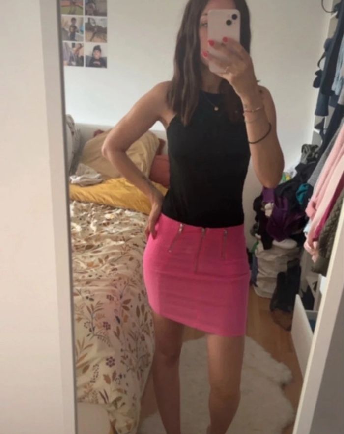 Jupe fushia H&M - photo numéro 5