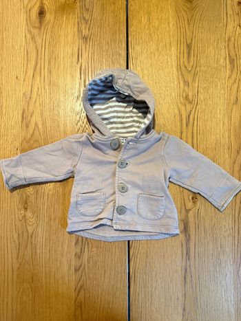 Veste Manteau À Capuche Fille Bébé La Redoute Cocoon 60 cm Très Bon État