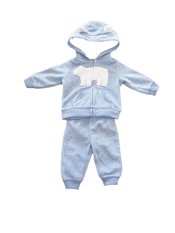 Carter's - Ensemble chaud sweat à capuche + pantalon (6 mois)