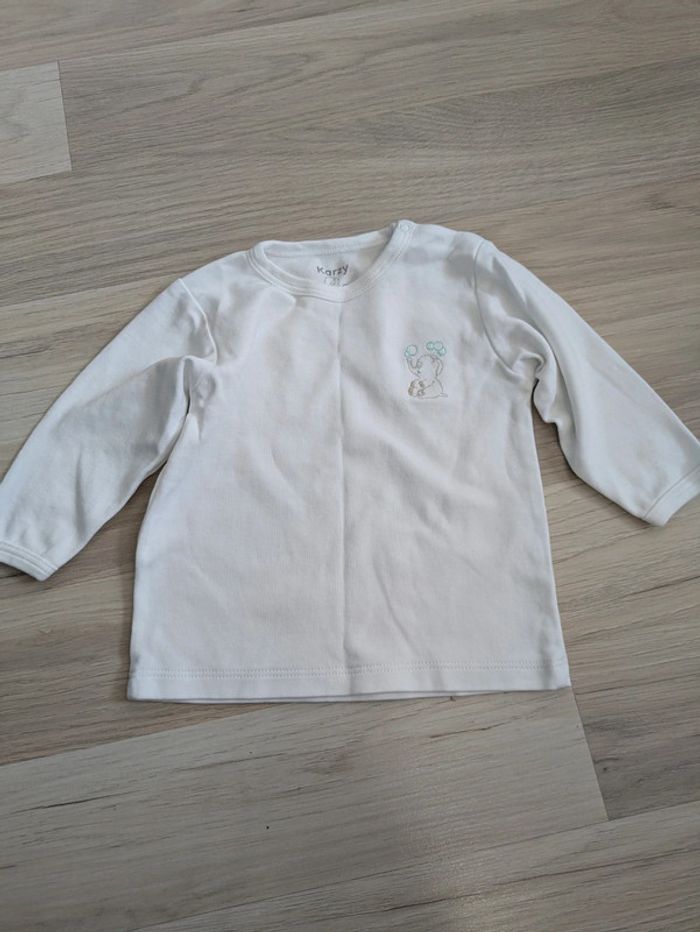 T-shirt manches longues garçon 12 mois
