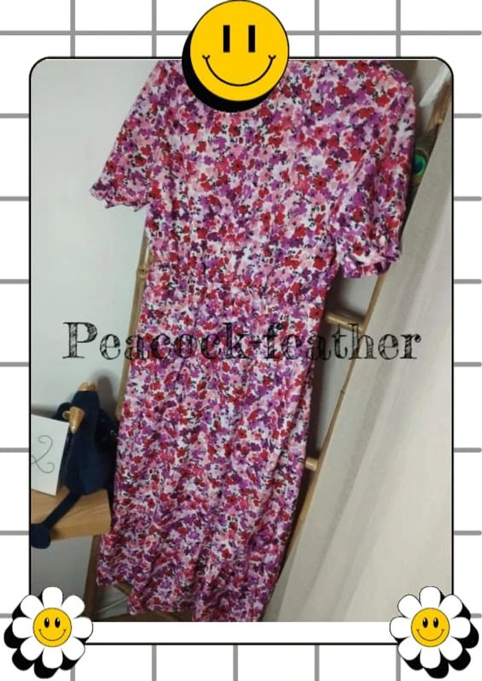 Robe rose fleurie 42 - photo numéro 7