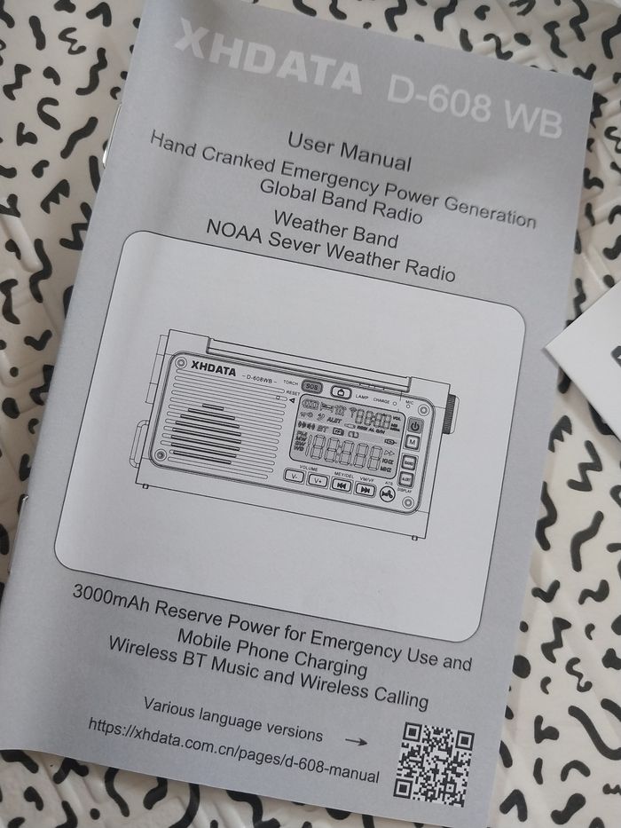 Radio d’urgence XHDATA D-608WB – Neuve avec boîte complète - photo numéro 4