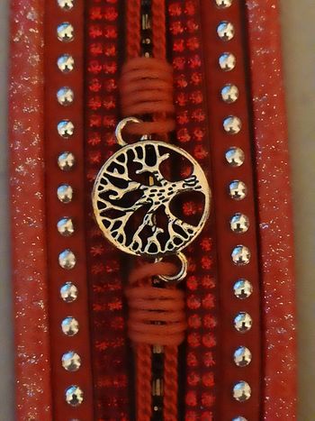 Bracelet fantaisie rouge