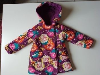 Manteau réversible fille 3 ans DPAM