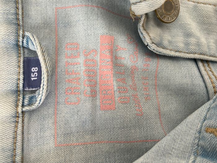 veste en jeans 158 cm 12 ans - photo numéro 8