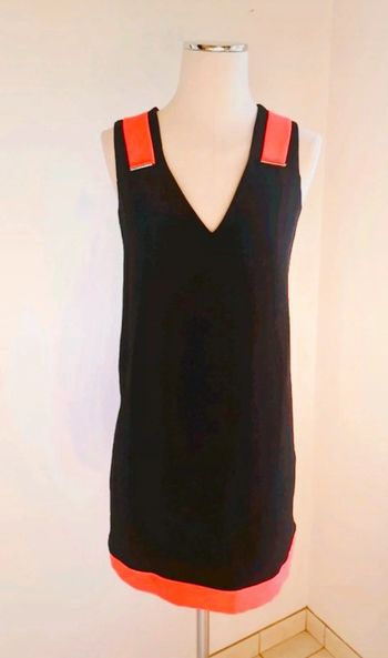 Robe noir et orange - taille 1 - Queenie