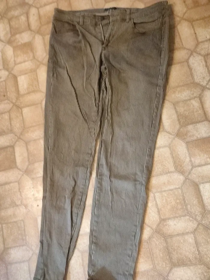 Pantalon rayé mng 38