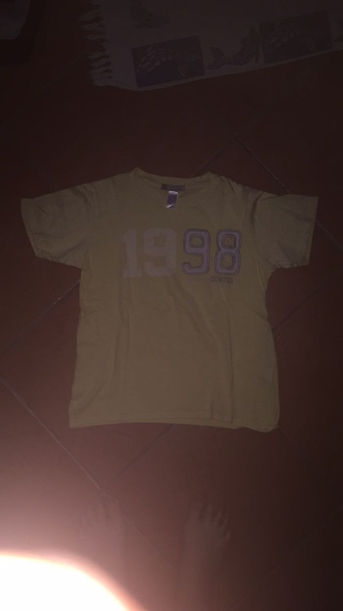 Teeshirt jaune garçon T10 ans Décathlon