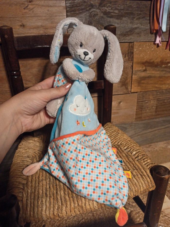 Doudou lapin nuage influx tbe - photo numéro 4