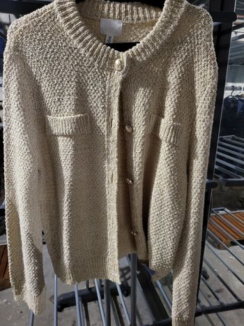 Gilet beige femme H&M taille S