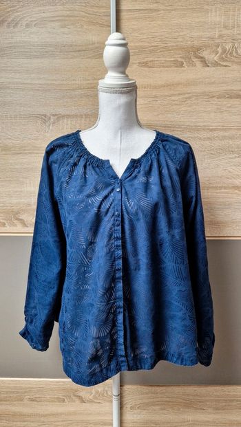 Blouse chemise transparente.