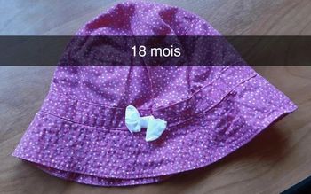 Chapeau bébé fille 18 mois Lulu castagnette