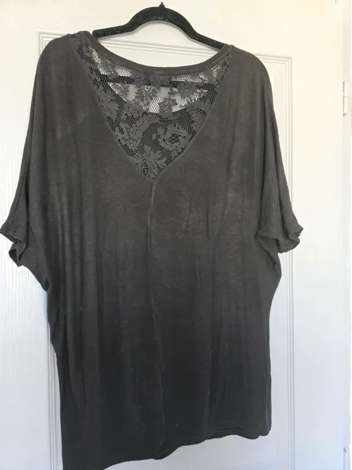 T shirt dentelle femme S Jennyfer - photo numéro 2