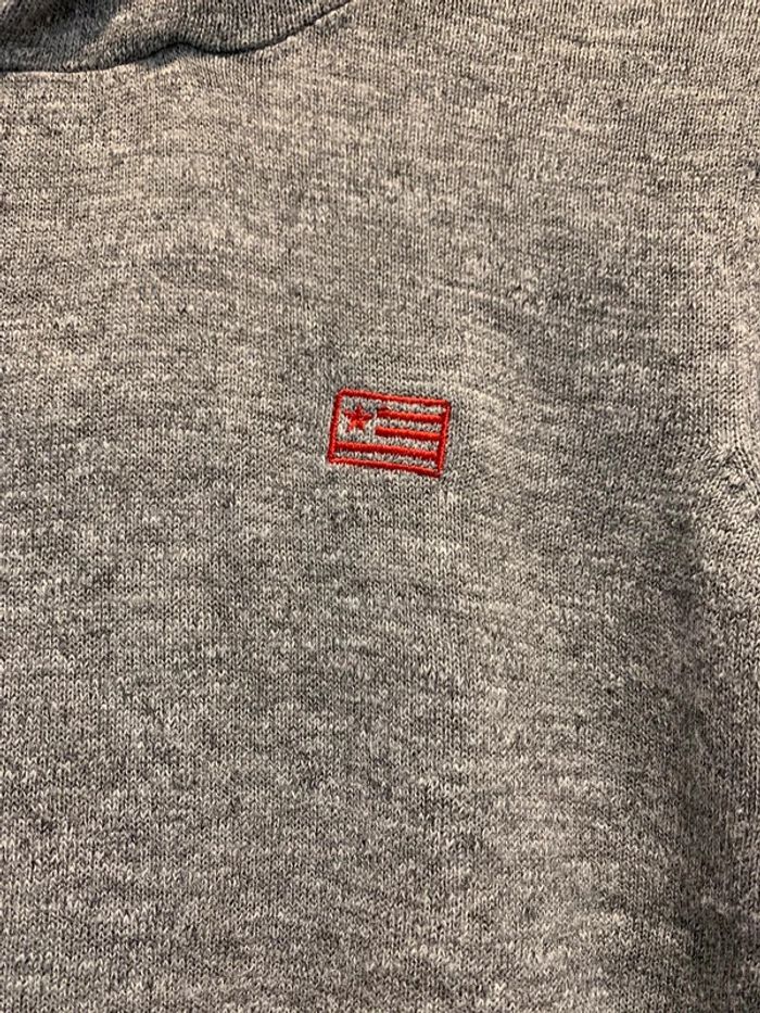 pull fin à capuche gris - photo numéro 2