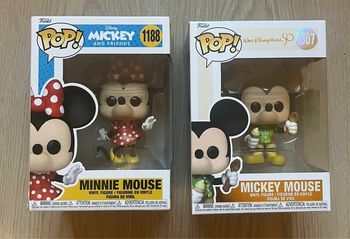 Pop funko(Minnie mouse 1188,et Mickey mouse 1307)