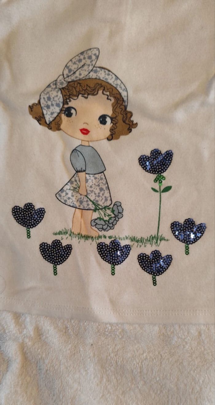 Lot 2 tee-shirt manches longues 12 mois - photo numéro 2