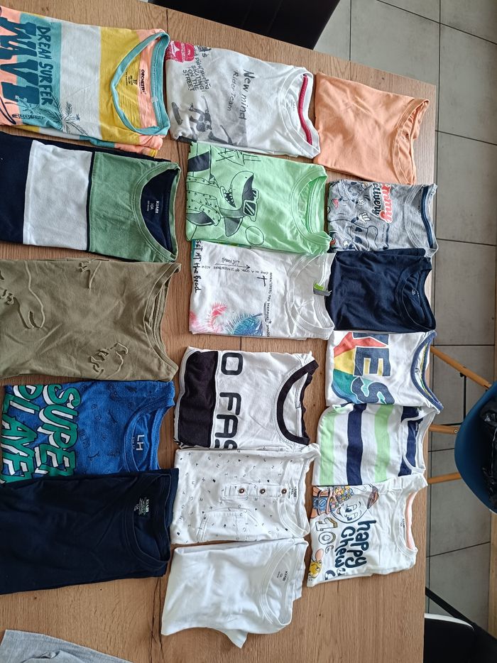 Lot 17 tee shirt garçon 10 ans