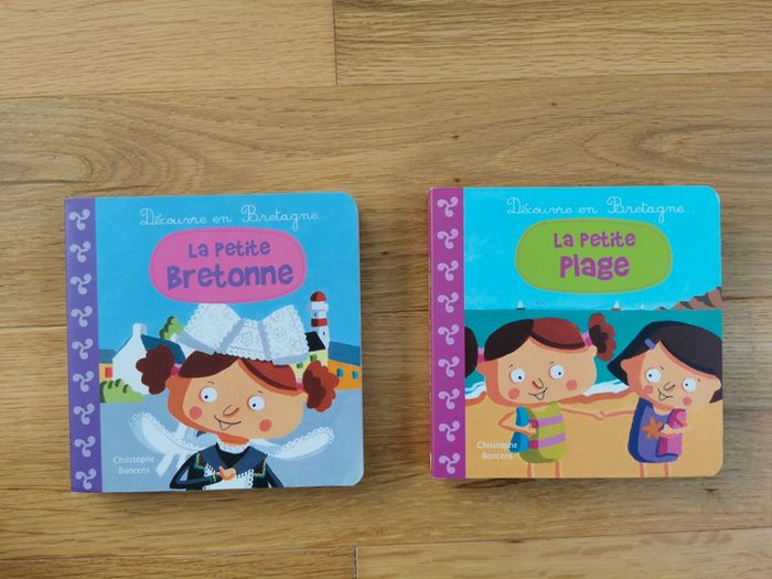 2 livres découvre en Bretagne