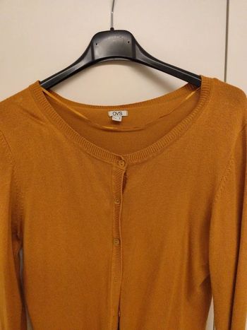 Cardigan Moutarde/Ocre