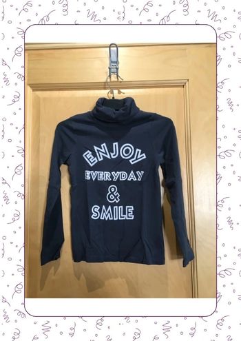 T-shirt col roulé marine orchestra