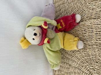 Doudou semi plat lapin DOUDOU ET COMPAGNIE Lapinou arlequin 