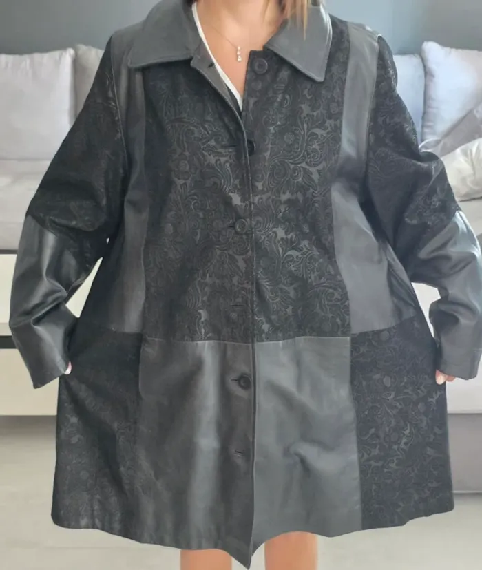 Veste en cuir véritable - photo numéro 2
