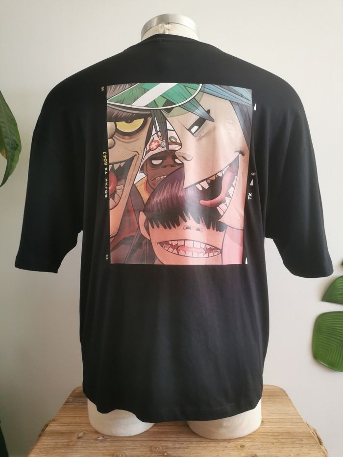Tee-shirt noir Unisexe oversize Gorillaz Asos Design Taille S