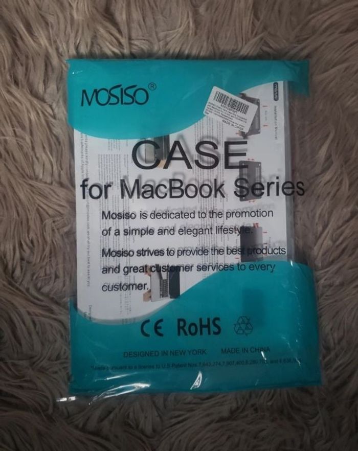 Étui pour Macbook couleur cristal transparent