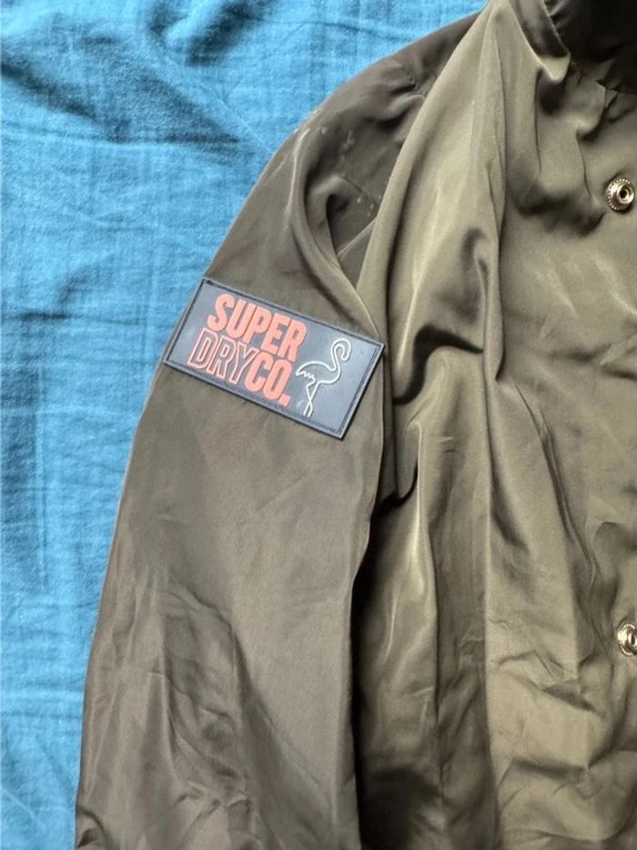 🧥 Parka Superdry Co – Kaki avec capuche - photo numéro 4