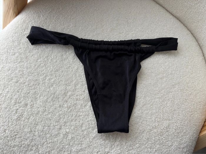 Bas de maillot de bain échancré undiz taille S Noir