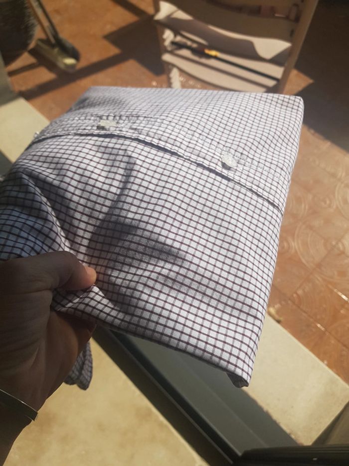 Chemise homme a petits carreaux - photo numéro 6