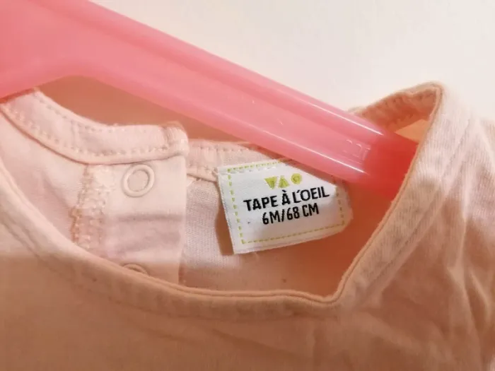 Lot tape à l œil  Tee-shirt manches longues et jean 6 mois - photo numéro 11