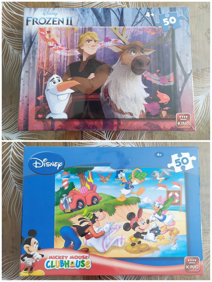 Puzzles 50 pièces lot de 2
