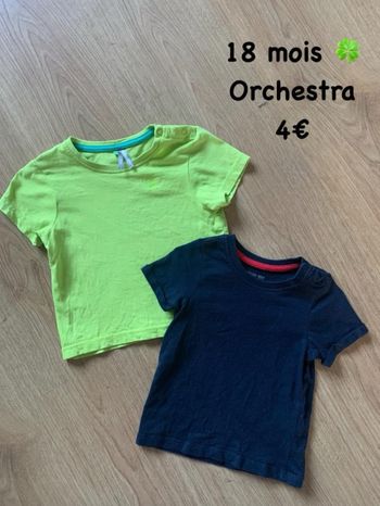 T-shirt 🍀 18 mois 🍀 Orchestra