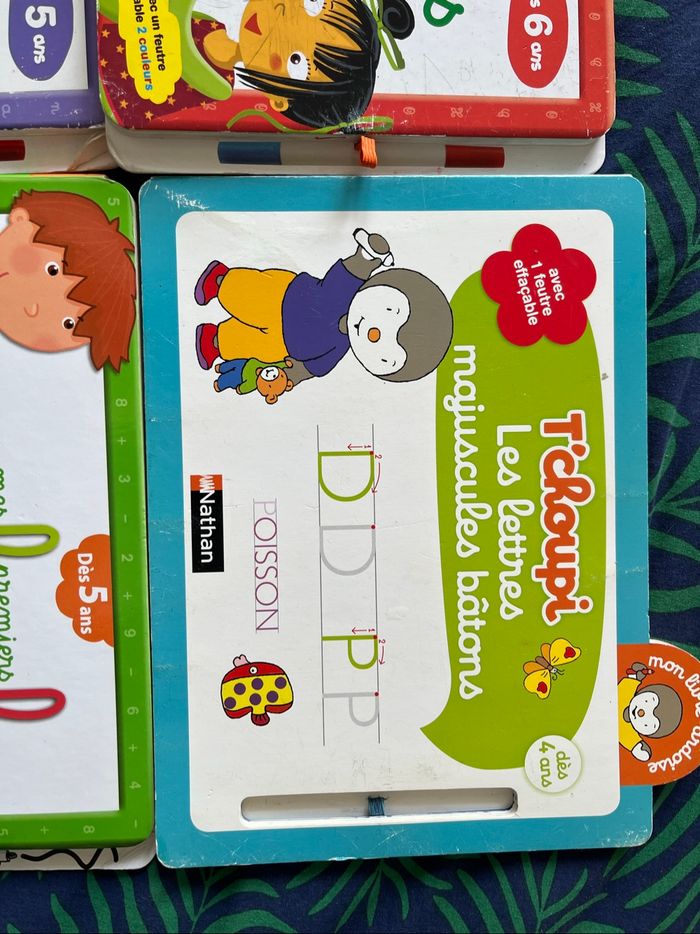 Lot de 4 ardoises pour apprendre les lettres - photo numéro 3