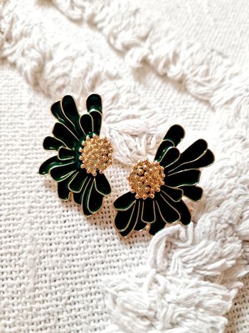 Boucle d'oreilles acier inoxydable neuve