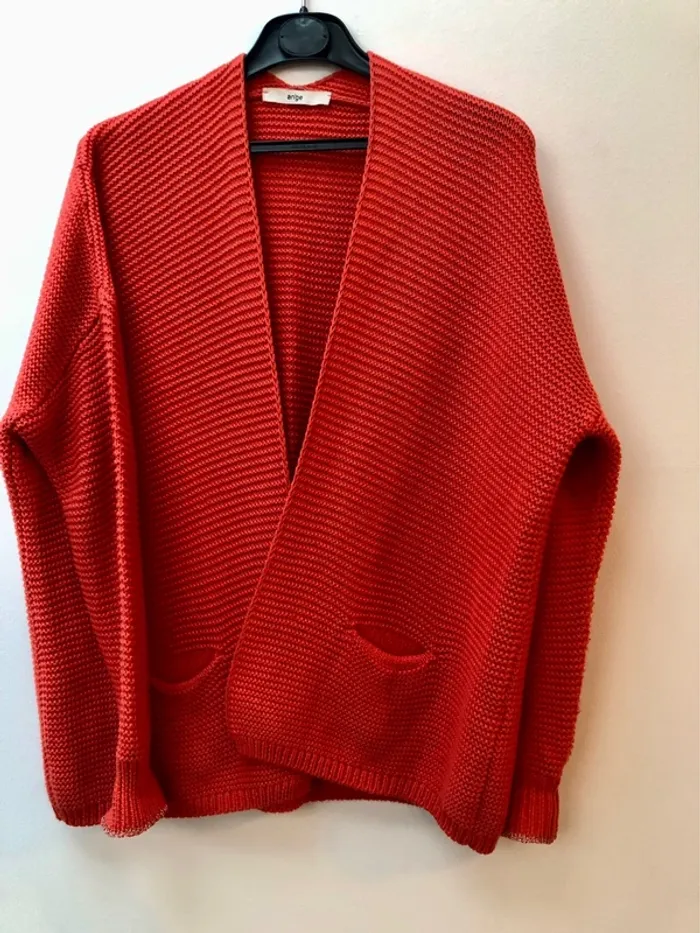 Gilet couleur corail