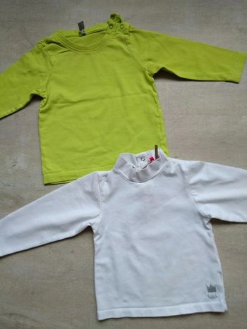 Lot de 2 maillots longues manches, orchestra, taille 18 mois