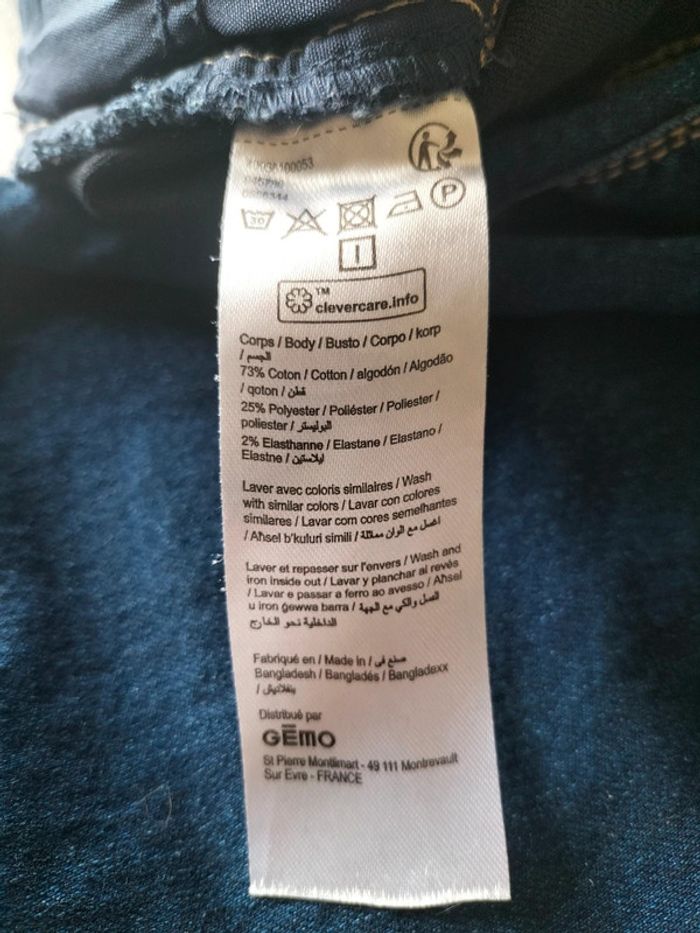 Jean slim bleu foncé GÉMO – Taille 16 ans - photo numéro 7