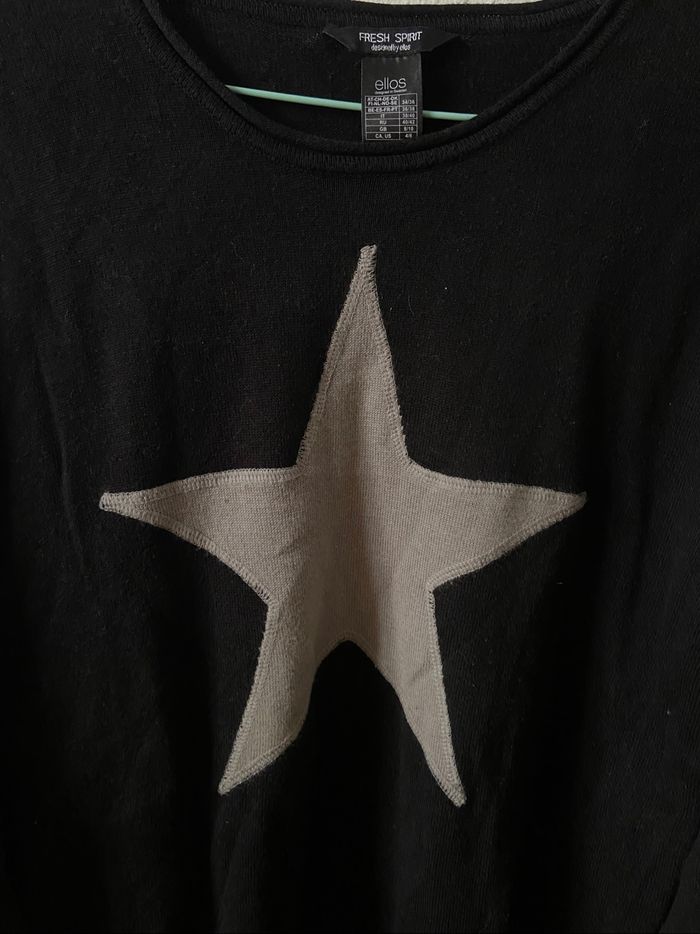 Pull fin noir Ellos - photo numéro 3