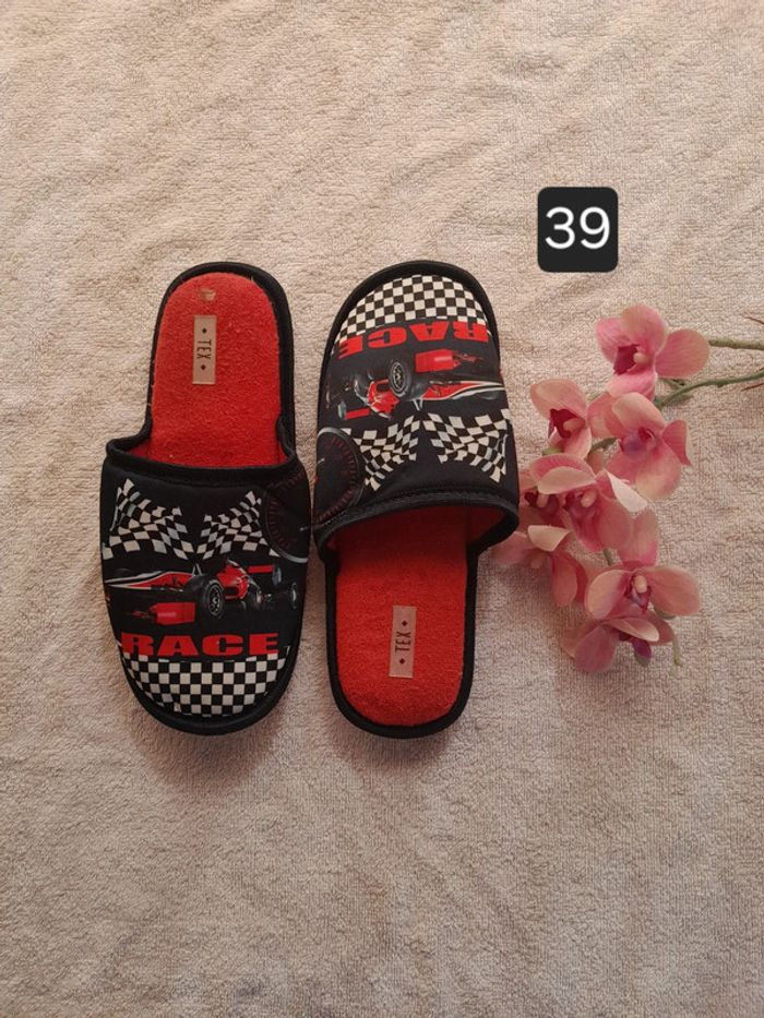 Chaussons pantoufles homme taille 39