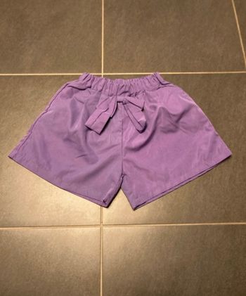 Short violet fille 10 ans 