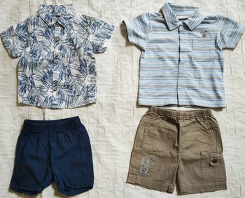 Lot ensembles short Bermuda chemise
