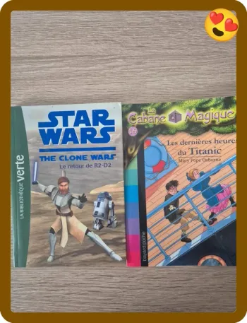 Lot De 2 livres - Star Wars et Les Dernières Heures Du Titanic