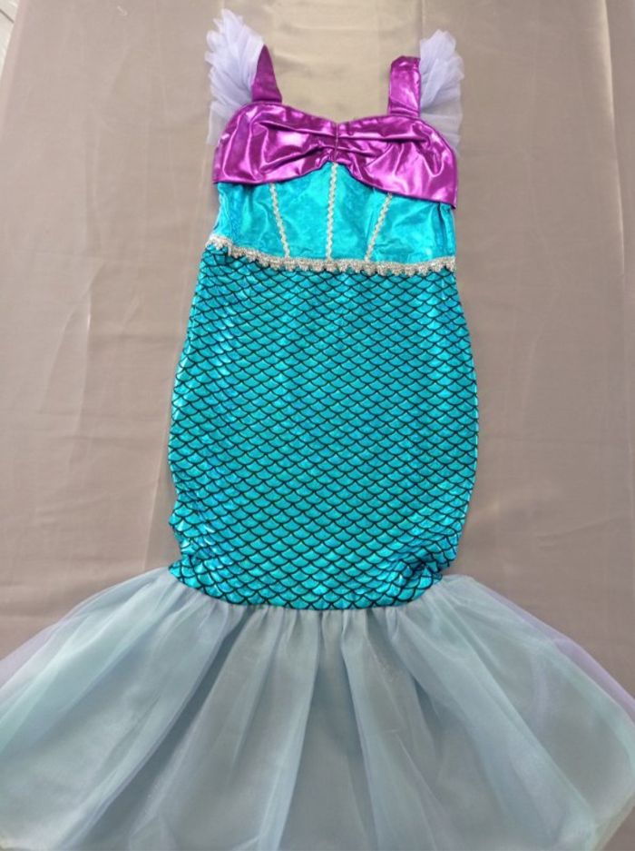 Déguisement sirène turquoise 5-6ans - photo numéro 2